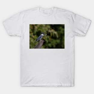 Belted Kingfisher with fish T-Shirt